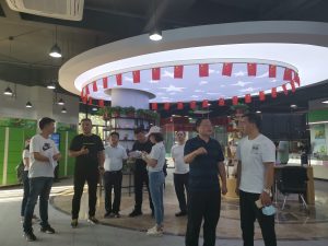 市文明办主任一行调研庐阳区智慧菜场