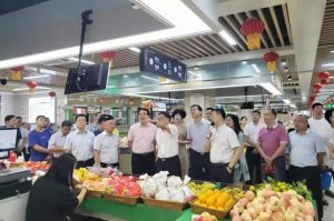 北海市副市长、公安局局长李伟章一行来肥考察菜市...