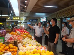 中国电科集团领导一行莅临峰泰智慧农贸项目参观考察